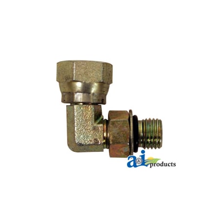 A & I Products 90 Degree Female NPT Swivel X Male ORB Adapter 5.7 x4 x1.7 A-43B40